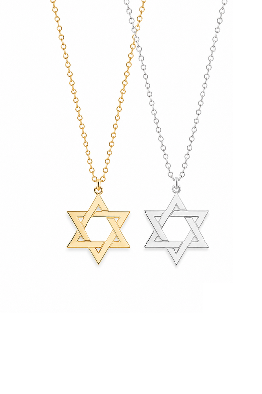 Jordan Star of David Necklace