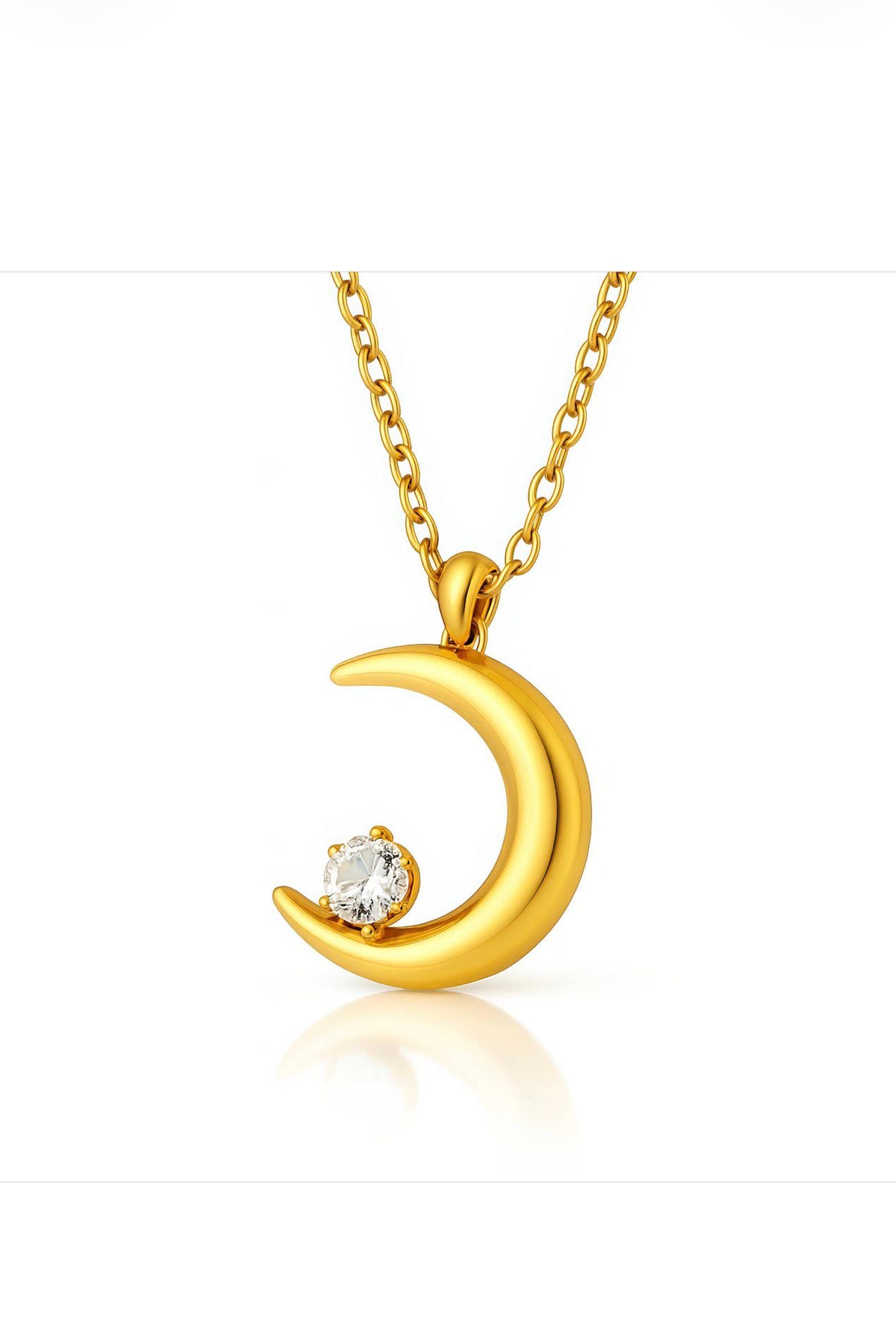 Crescent Glow Necklace