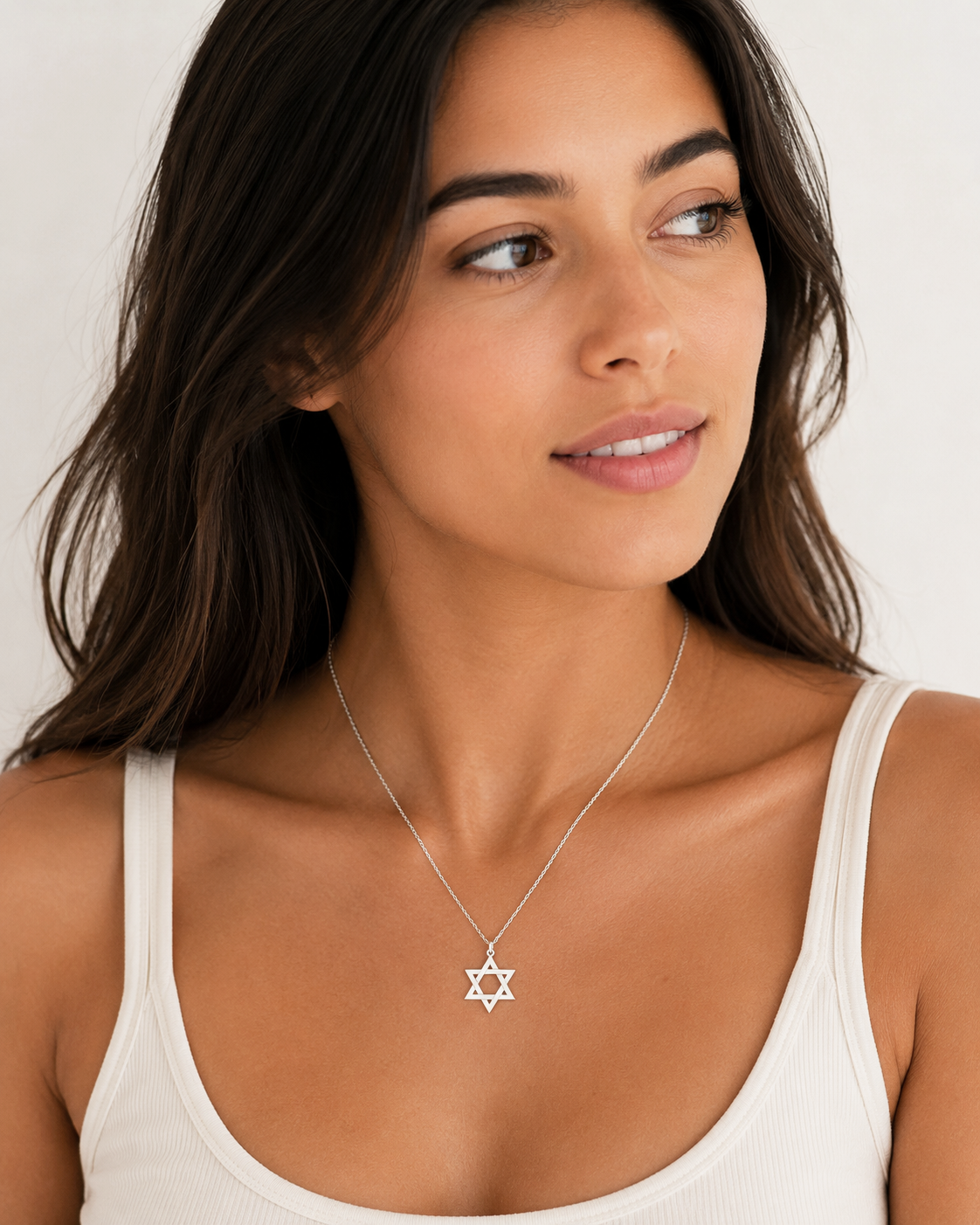 Jordan Star of David Necklace